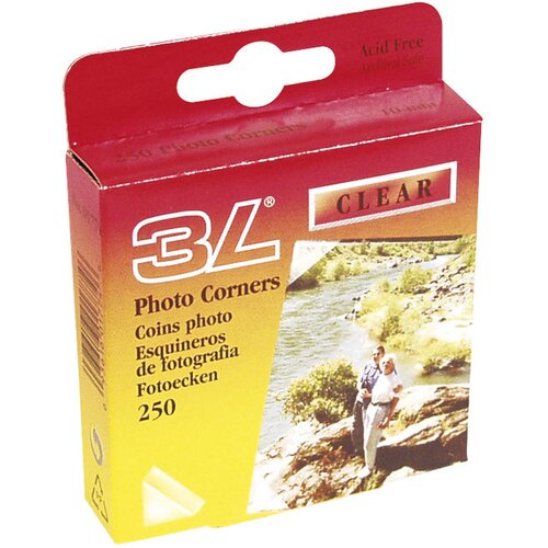  UGLOVI ZA FOTOGRAFIJE SAMOLJEPLJIVI PK250 3L.(DJOIS)01774 PROZIRNI BLISTER Slike