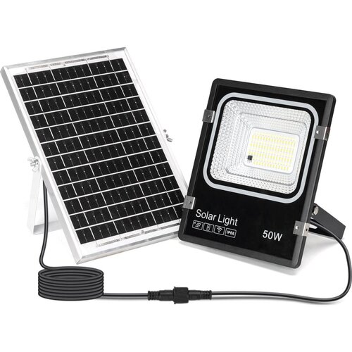 Aigostar LED solarni reflektor LED/50W/3,2V 1200mAh 3000K/4000K/6500K IP66 + daljinski upravljač Slike