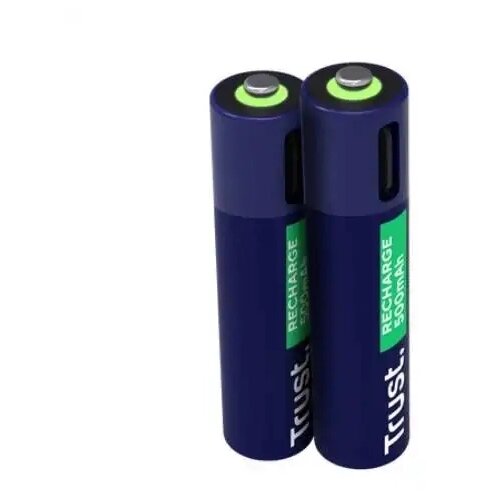  Punjive baterija TRUST 2P - AAA/2 kom/ 500 mAh CRNE Slike