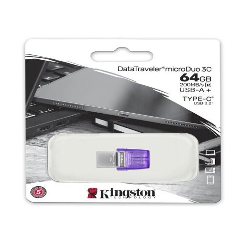 Kingston DT microDuo 3C 64GBUSB Type-A and USB... Cijene