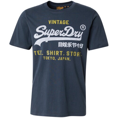 Superdry Majica 'Heritage' marine / svetlo siva / kivi Cene