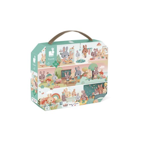 Janod dječje puzzle firemen 24 komada Cijene