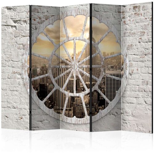  Paravan u 5 dijelova - New York: A View through the Window II [Room Dividers] 225x172 Cijene
