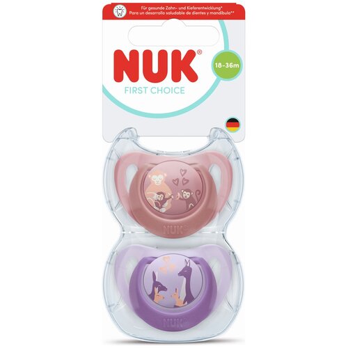 Nuk duda varalica - silikon First Choice 18-36 m, 2 kom sort. Cene