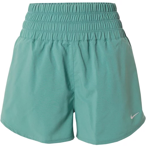 Nike Sportske hlače 'ONE' siva / tamno zelena