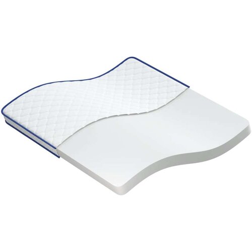 vidaXL Vzmetnica s spominsko peno bela 200x200x17 cm Cene