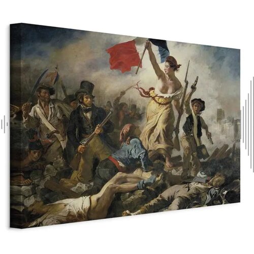  Slika - Eug&egrave;ne Delacroix &ndash; Liberty Leading the People 90x60 Akustična Cijene