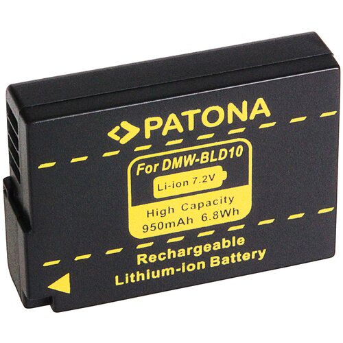 Patona Baterija DMW-BLD10 za Panasonic Lumix DMC-G3 / DMC-GF2 / DMC-GX1, 950 mAh Slike