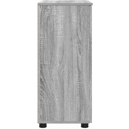 VidaXL Kupaonski ormar s policom Sivi hrast sonoma 60 x 35 x 80 cm Slike