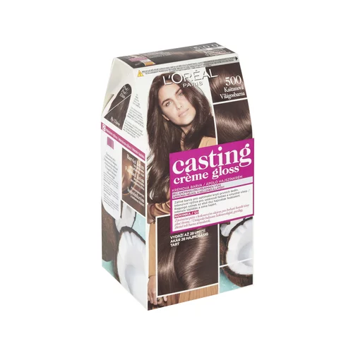 L´Oréal Paris casting creme gloss barva za lase 48 ml odtenek 500 medium brown
