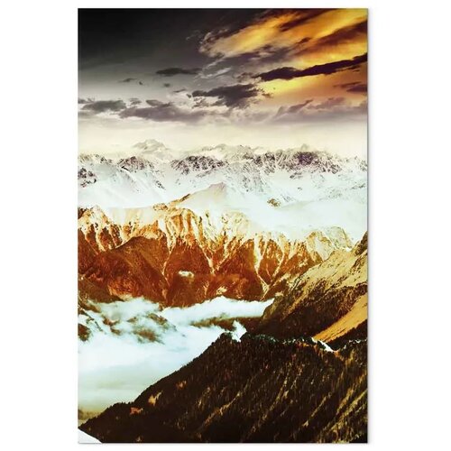  Slika - Copper Mountains (1 Part) Vertical 80x120 Na talijanskom platnu Slike