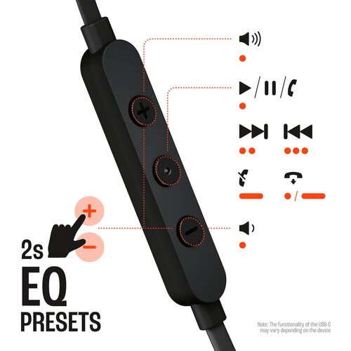 JBL USB-C žične slušalke Tune 305C, črne Cene