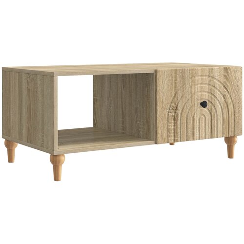  Kava Stol Hrast sonoma 90 x 50 x 40 cm Konstruirano drvo Cene