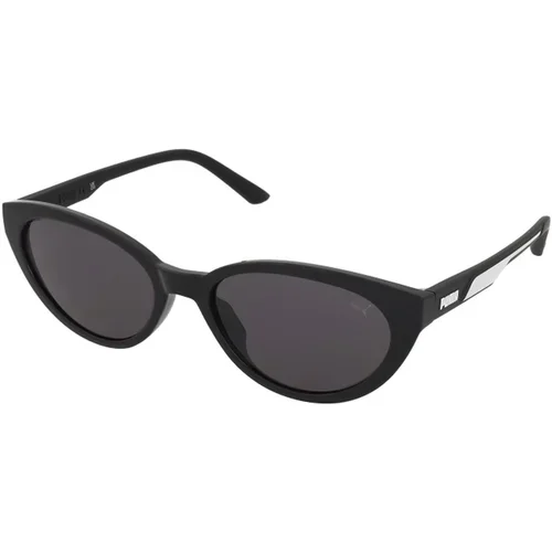 Puma Sončna očala 'PU0386S' črna / bela