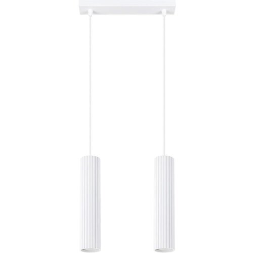 Sollux SL.1536 - visilica na sajli karbon 2xGU10/10W/230V beli Cene