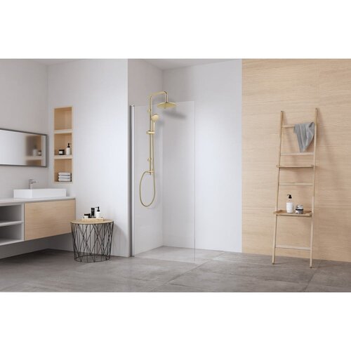 Wenko Set za tu&amp;scaron; kabinu od nehrđajućeg čelika mat zlatni 101 cm Young Line &amp;ndash; Slike