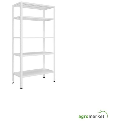 Metalna polica CROSSER 180x90x30cm 5x70kg bela Cene