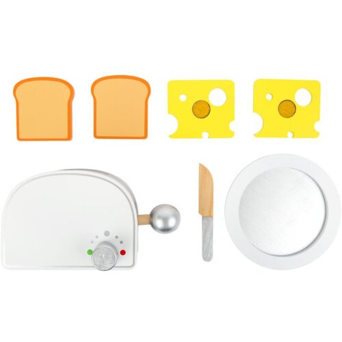 Small Foot Wooden Toaster Breakfast komplet igrač iz lesa 3y+ 7 kos Cene