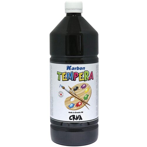 Karbon tempera barva črna, 1 L Slike