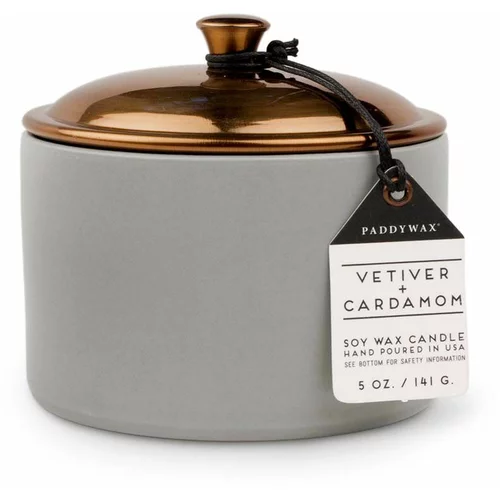 Paddywax Dišeča sojina sveča Vetiver & Cardamon 141 g