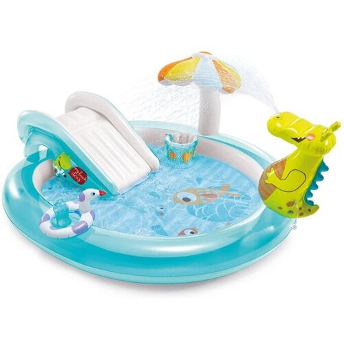 Intex gator dječji bazen (d x &amp;scaron; x v: 203 x 173 x 89 cm, 180 l, plave boje) Slike