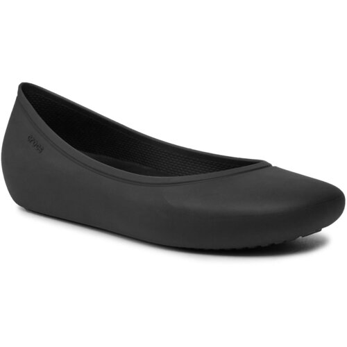 Crocs Balerinke Brooklyn Flat boja: crna, 209384 Cijene