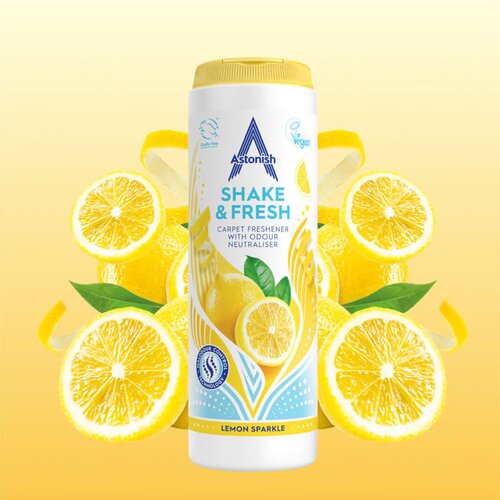 Astonish Tepih osveživač miris Limuna 350 g Slike