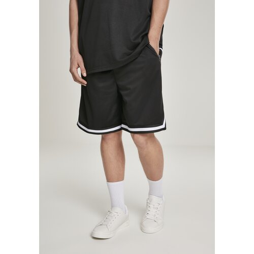 UC Men Premium Stripes Mesh Shorts Black Slike