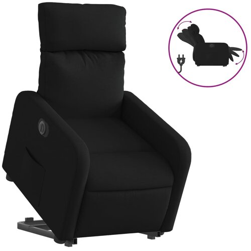 Maison Chic Električni naslanjač - Relax naslanjač s funkcijo vstajanja črn, (22062308) Cene