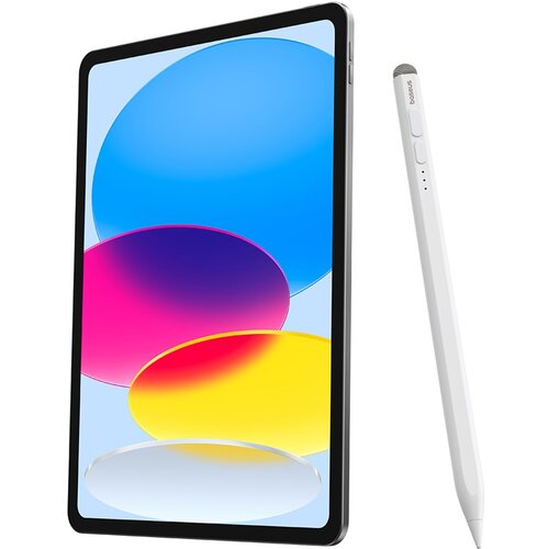 Baseus Stylus pisalo za iPad z aktivno zamenljivo konico Smooth Writing 2 s kablom USB-C bele barve, (22007524) Slike