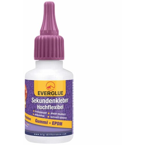 Everglue Superglue Highly Flexible, Medium viscosity (50 g) Cene