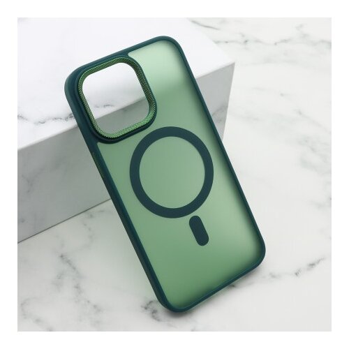  Futrola silky magsafe ii za iphone 15 pro max (6.7) zelena ( F116369 ) Slike
