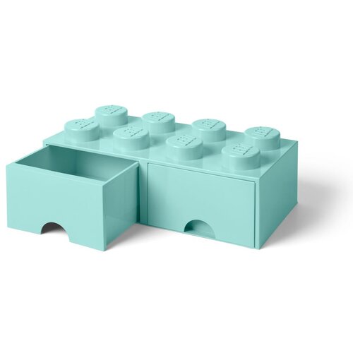 Lego Mint zelena škatla za shranjevanje z dvema predaloma LEGO® Cene