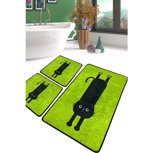 Comfort multicolor bathmat set (3 pieces) Slike