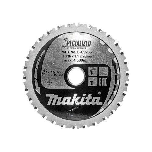 Makita TCT list testere EFFICUT Metal 136mm B-69266 Slike