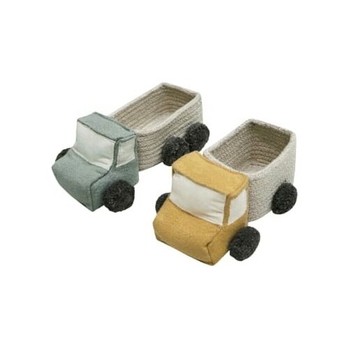Lorena Canals Tekstilne dječje kutije za pohranu u setu 2 kom 24x14x8 cm Truck – Cijene