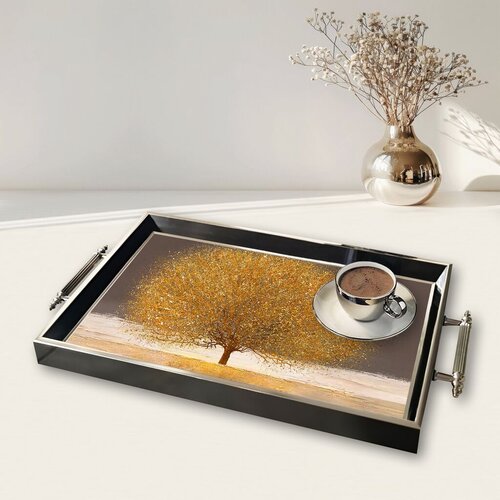 Aberto Design Poslužavnik TPG9862 50 x 29 x 3.5 cm, Šareni Cene