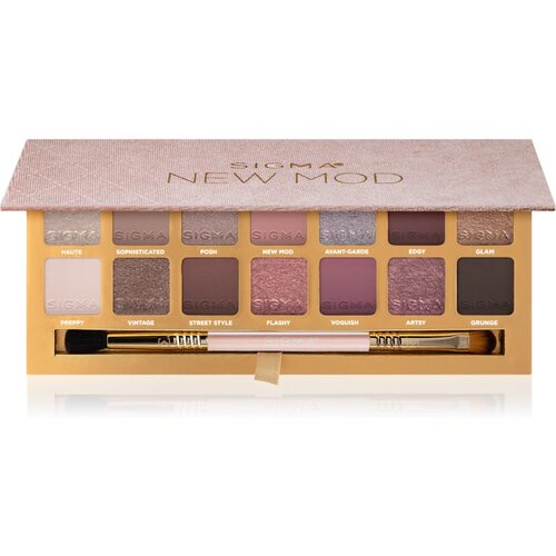 Sigma Beauty New Mod Eyeshadow Palette paleta senčil za oči z aplikatorjem 208,2 g Slike