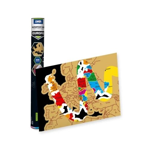 Junior scratchy b2 greb mapa 54x70cm - odaberite motiv ( 131769 ) Cene