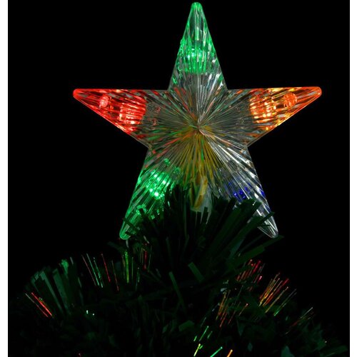 vidaXL umjetno božićno drvce sa stalkom led 64 cm optička vlakna Cijene