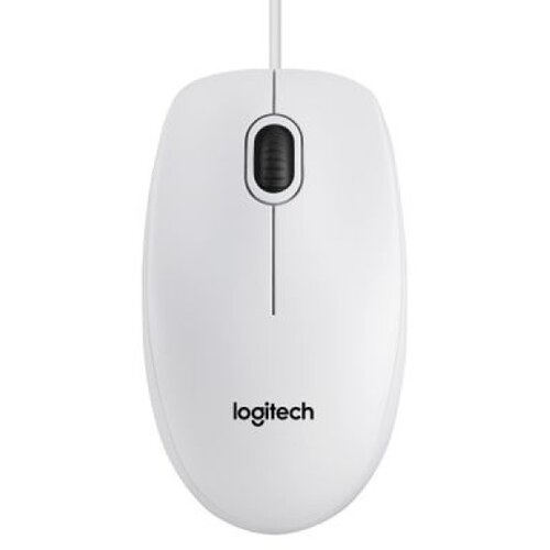 Logitech logi B100 optical mouse white usb oem 910-003360 Cene