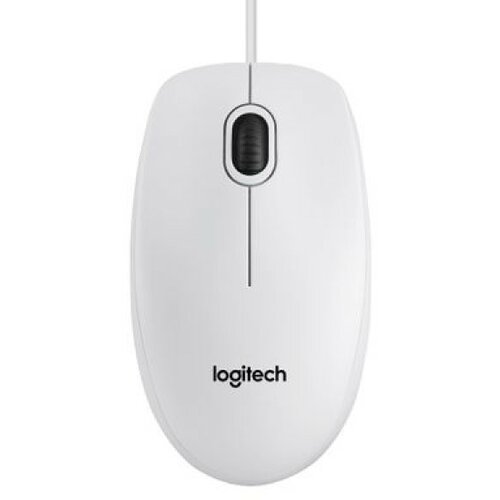 Logitech miš B100-beli Slike
