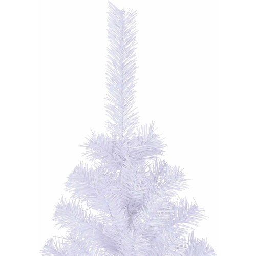  Umjetno božićno drvce s stalakom Bijelo 180 cm PVC i čelik Slike