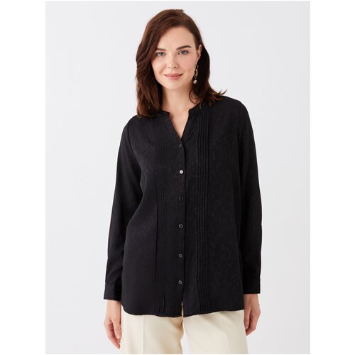 LC Waikiki Women&amp;#039;s Loose Collar Patterned Long-Sleeved Shirt for Women Slike