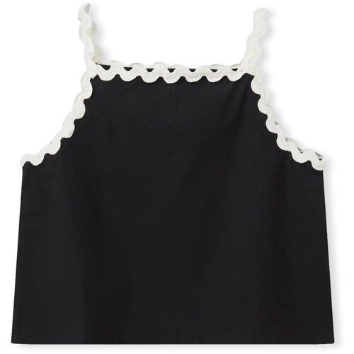 Compania Fantastica Topi & Bluze COMPAÑIA FANTÁSTICA Top 43010 - Black Črna Cene
