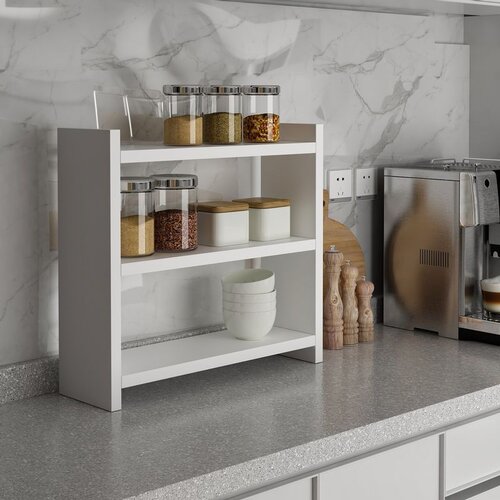Hanah home Cosmic - White White Kitchen Shelf Cene