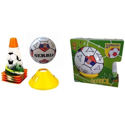 Magaza srbija set lopta 23cm/ 4 čunja i 4 markera DS-WC-1111 Cene