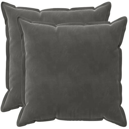  Presvlaka za jastuk 2 pcs HOUTEN Tamnosiva 55 x 55 cm Bar&amp;scaron;un - Tamnosiva 55 x 55 cm 2 Slike