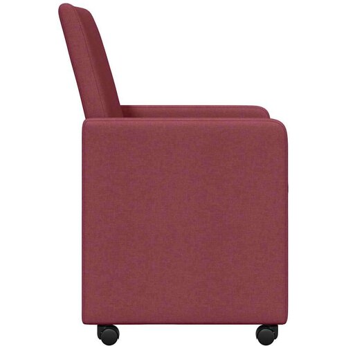 VidaXL Trpezarijske stolice 2 pcs boja crnog vina 57 x 66 x 94 cm Slike
