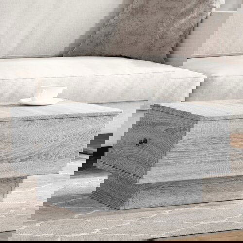 vidaXL Klubska mizica siva sonoma 60x45x31 cm inženirski les Cene